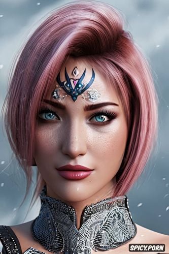 lightning farron final fantasy 13 beautiful face tattoos, masterpiece