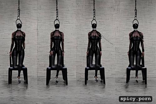 restrained legs spread1 2, restrain chair1 1, red, ultra detailed head