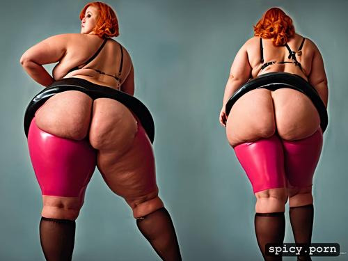 pear shaped ssbbw, high quality, huge belly, sagging tits, photo realistic