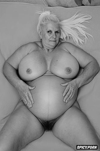 very large breasts, spreading legs, year old polish granny, obese