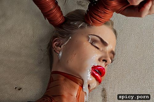 super fit model, cum dripping from mouth1 2, ultra detailed head