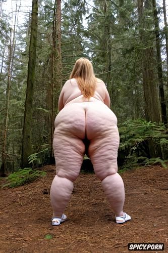 very pale skin, massive fat thighs, ssbbw, realistic skin, wide hips