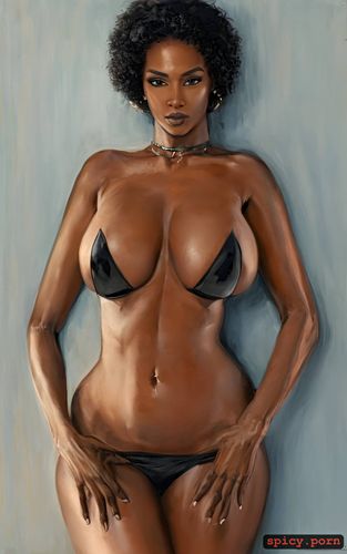 extra hot woman, medium boobs, 8k, black ethnicity, bimbo, masterpiece