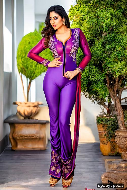 indian, tight purple salwar suit, superbly beautiful woman teacher