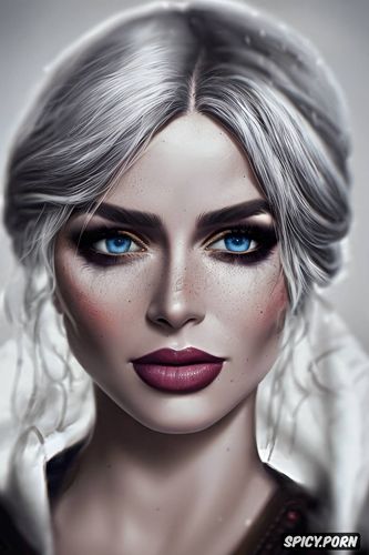 k shot on canon dslr, ultra detailed, ciri the witcher beautiful face tight outfit portrait masterpiece