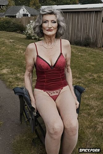 naughty older lady next door, flashing panties, legs wide, skirt lift
