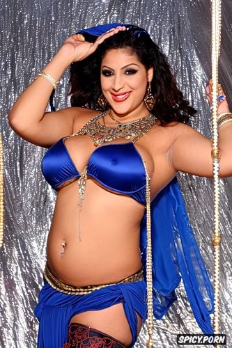 gorgeous busty voluptuous belly dancer, huge natural boobs, gigantic saggy tits