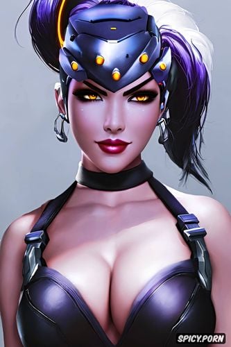 widowmaker overwatch tight outfit beautiful face masterpiece