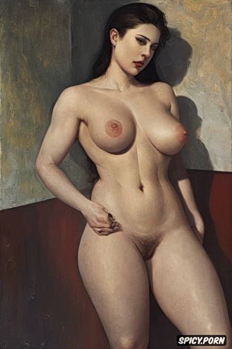 athletic body, ciaro scuro caravaggio oil, shemale, small teen breasts