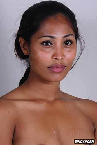 indo aryan, villager beauty from nepal, real world anatomy, body wrinkles