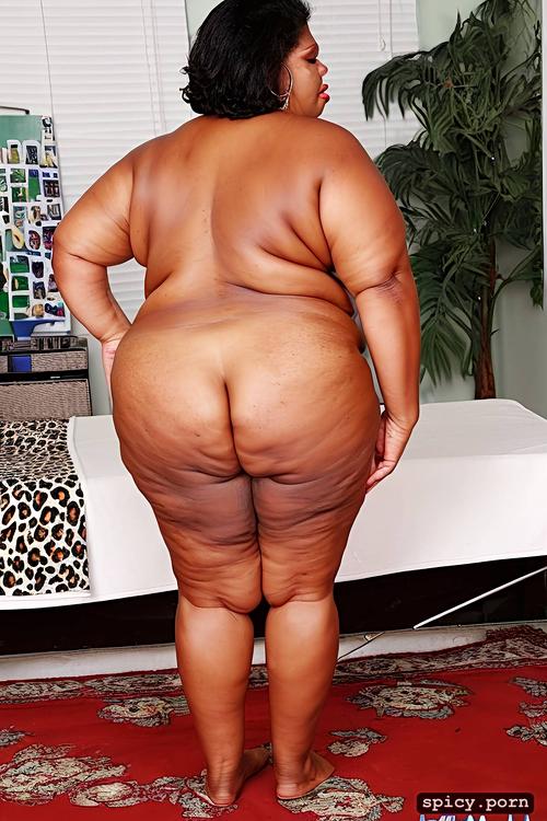 brazilian female, dildo, huge butt, small breasts, bobcut hair