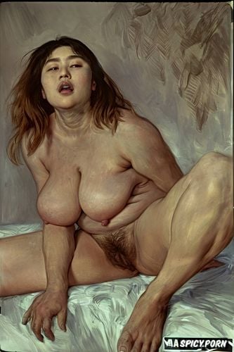 impressionism monet, spreading legs, nude, no cloth, egon schiele