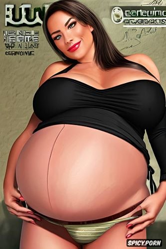 masterpiece, highres, giant tits, pregnant, biggest belly, giant belly preggo