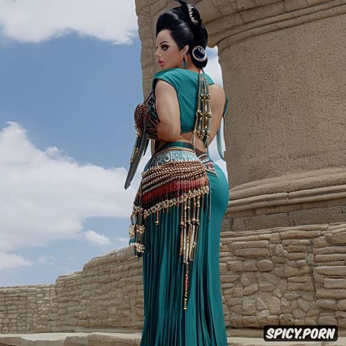 mayan, mayan background, milf, full length body, high priestess
