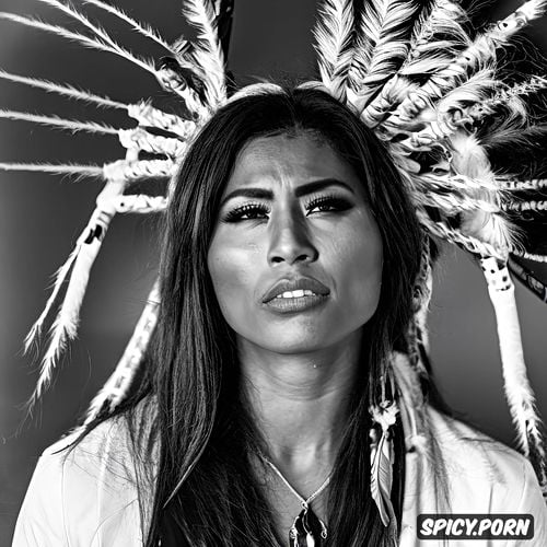 native american warrior, war paint, sharp stable diffusion, face