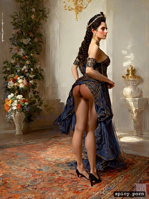 sweating, small shiny snub nose, 19th century 18 yo russian grand duchess spread legs white dick in ass