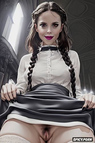 high socks, no panties, wide open eyes, nice big dick, christinaricci gorgeous face beautiful face no panties good pussy view innie pussy trimmed pussy hairy pussy felicity jones jyn erso
