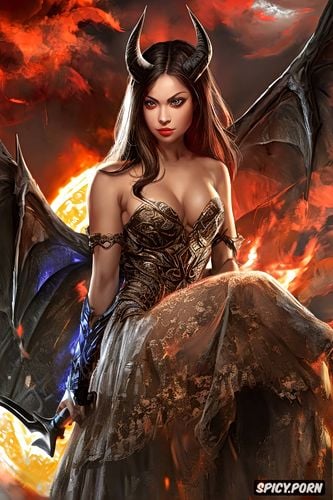gameplay, lilith, hell, diablo, female demon, naked, fantasy