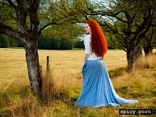 irish redhead ireland countryside