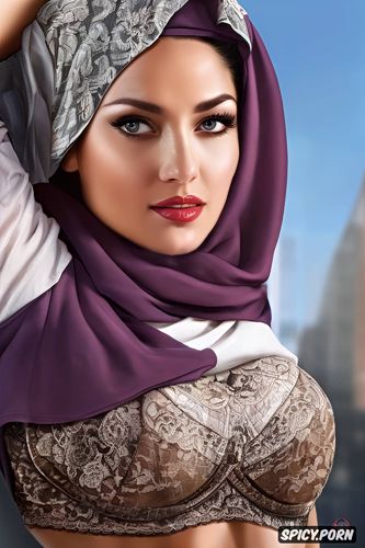 hijab with vibrator orgasm
