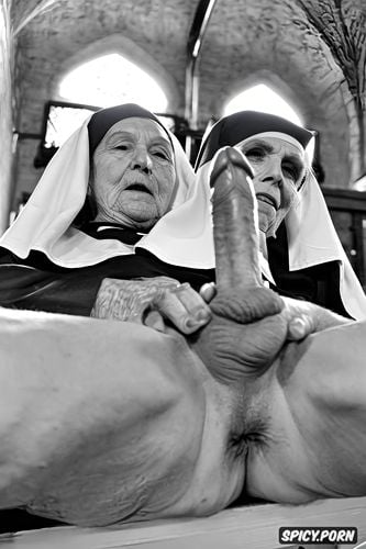 nun sucking dick, cute, depth of field, age 80 scottish, church