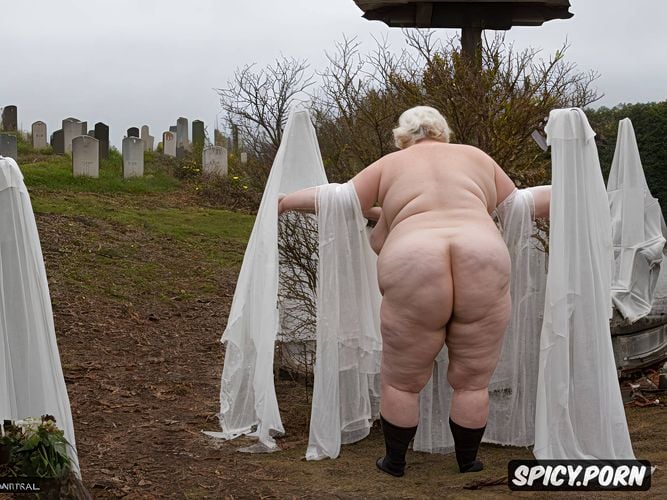 knee socks, cemetery, full body view, veil, frontal view, gorgeous face