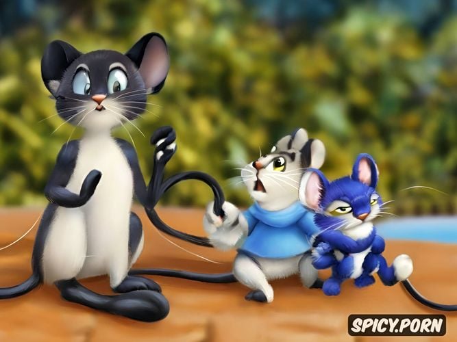 tom the cat and jerry the mouse from the us animated cartoon from the metro goldwyn mayer animation studios