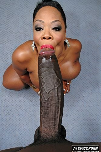 leaked photo pov of oprah winfrey giving increadible blowjob to giant black dick she is sucking massive black dick passionately