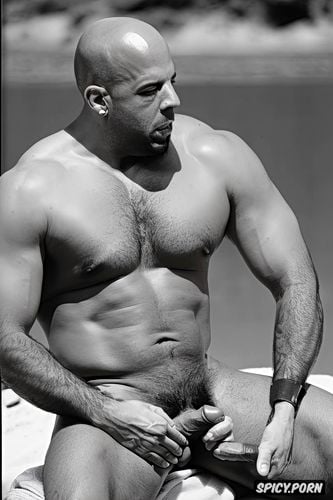 face bid erect penis handsome with a beard beautiful muscular pubic muscle very large erect penis on the beach big erect penis xxl