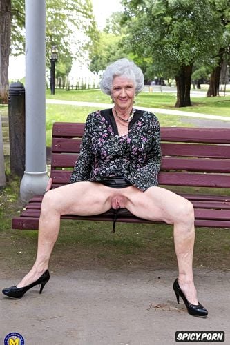 wanna see my dick, granny sit on bench outside detailed big labia