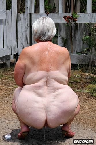 naked, pastel colors, good anatomy, hyperrealistic pregnant pissing muscular thighs red bobcut haircut