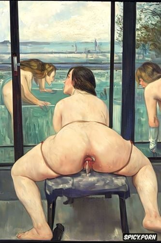 anal gape, félix vallotton, wrinkled, pale, paul peter rubens oil painting