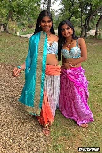 odhani, a young petite gujarati teen beauty living in america