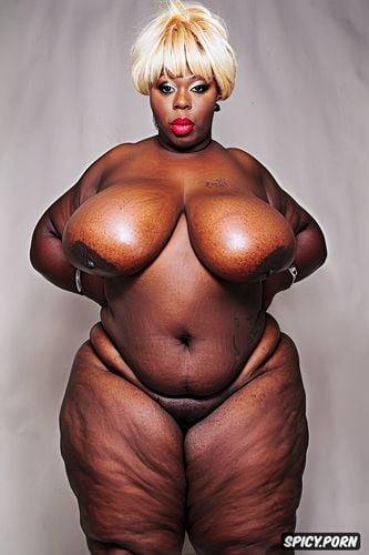 wide hips, ebony, perfect anatomy, massive round hips, naked