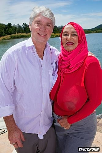 broad shoulders, very detailed, bbw, intricate, lake, portrait