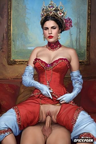 lush red lips, aroused, victorian era, getting groped, eye contact