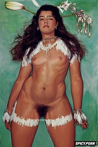 michealjackson, hairy pussy full body shot, fatty thighs, paul peter rubens painting