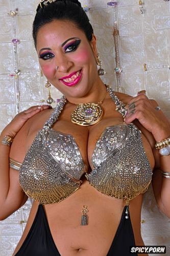 gorgeous1 95 arabian bellydancer, full1 7 view, huge1 35 natural tits