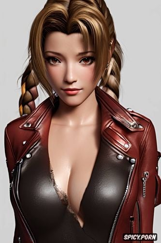 aerith gainsborough final fantasy vii rebirth beautiful face full body shot