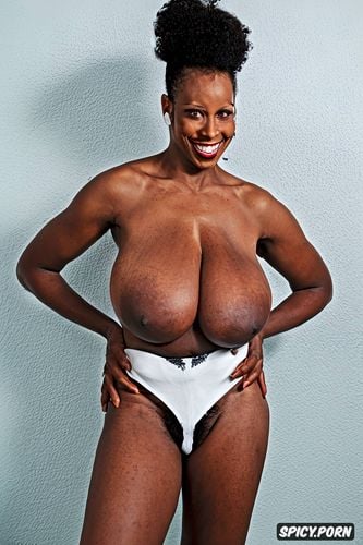 topless, good anatomy, hyperrealistic, centered, large areolas