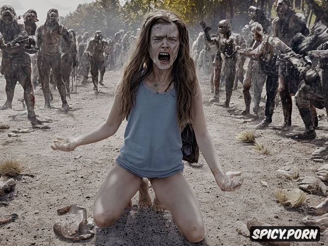 18 years old ukraine female, screams of orgasm, doogystyle zombie fuck