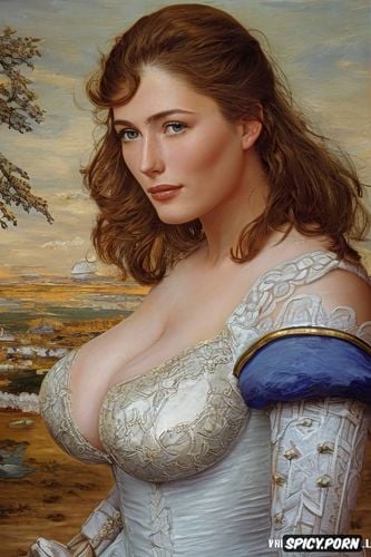 small delicate breasts, masculine, milla jovovich, paul peter rubens oil painting