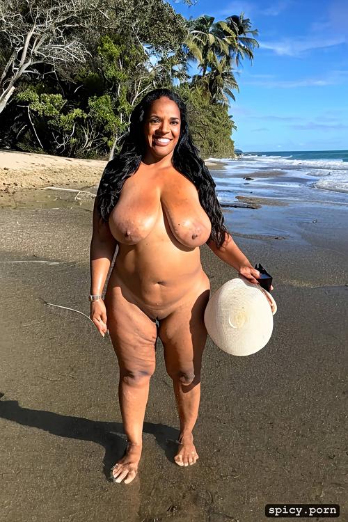 53 yo, wide hips, full body view, largest boobs ever, humongous hanging hooters