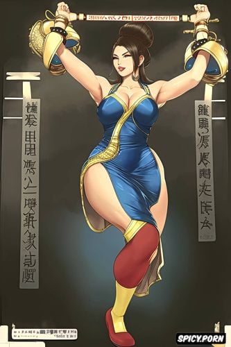 armpit, jumpsuit, portrait, silk, athletic, upskirt kick, long dark blue silk dress