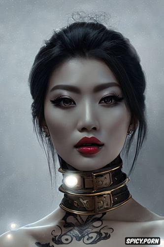 tattoo model, stunning face, korean, vagina reinforcement, face retouch