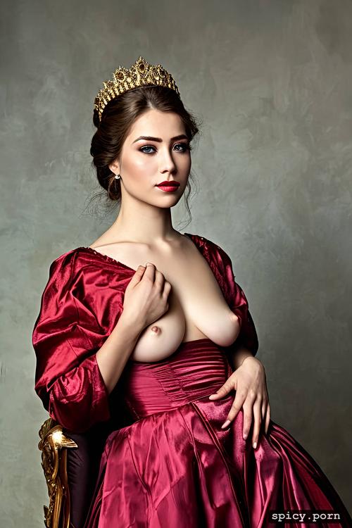 masturbating, bait, historically accurate fingering pussy 19th century cute 18 yo russian grand duchess spreading her legs