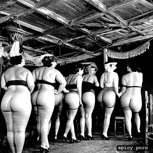 1930 s tijuana mexico, shabby rough whore house filled with old fat whores and drunk sailors