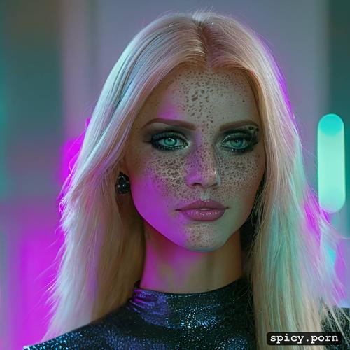 hyper photorealistic, cyberpunk fashion clothes, cyber neon lighting