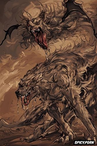 fangs, art by vasily surikov, hairy vagina, werewolf, dracula