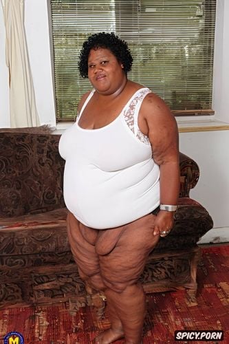 local, fat, african american, african old granny, wrinkle, big naked